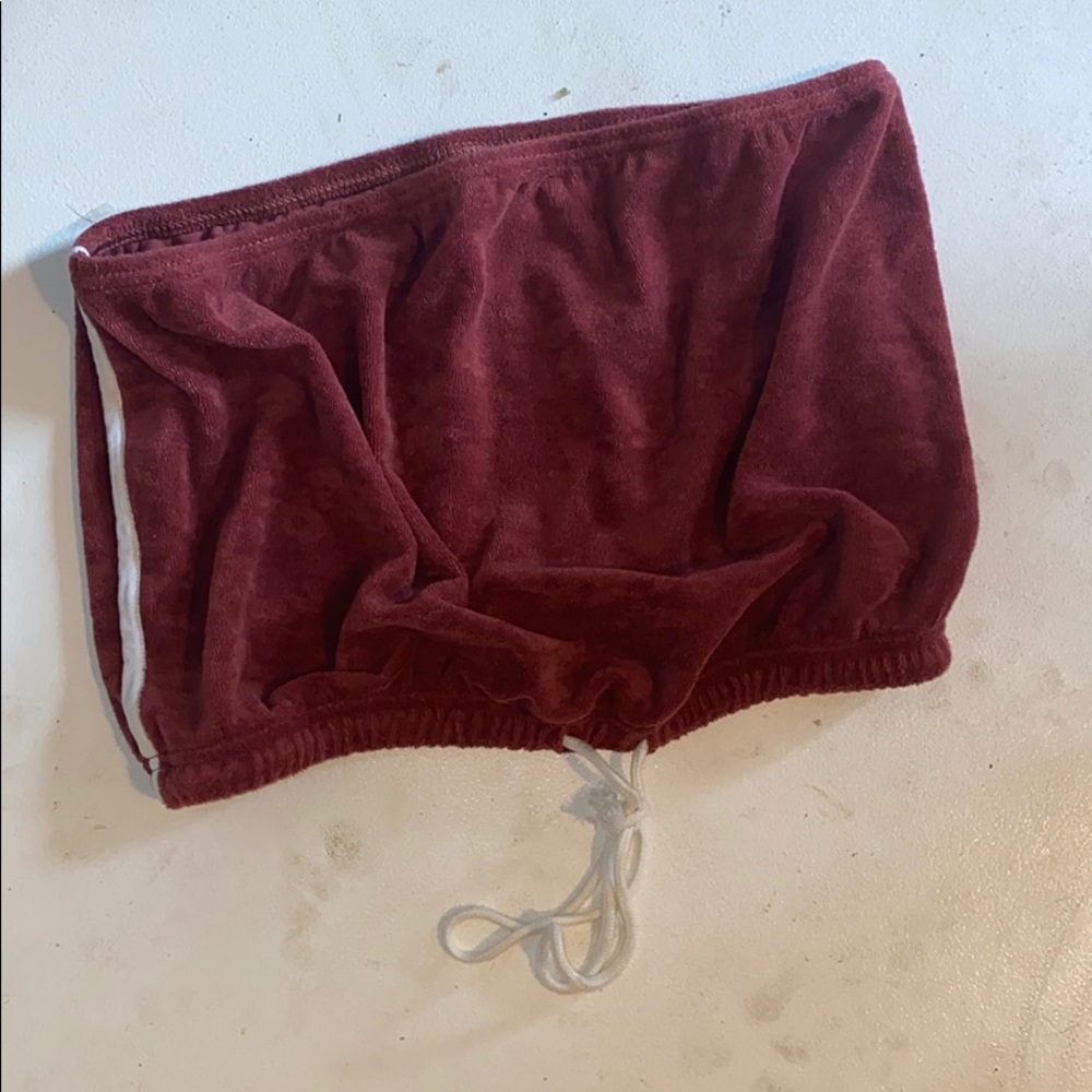 American eagle strapless crop top